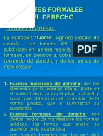 3) Fuentes Formales Del Derecho