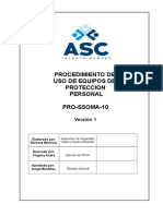 Pro-Ssoma-10 Procedimiento de Uso de Epp