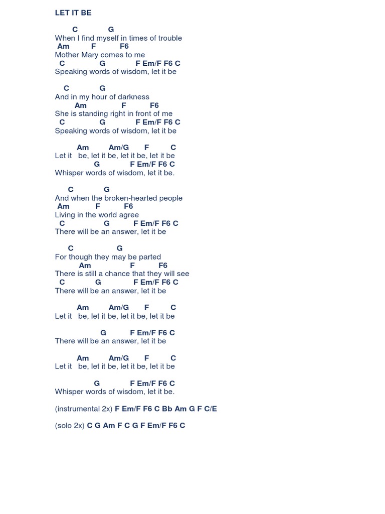Let It Be | PDF | Songs Written | Song Recordings Produced