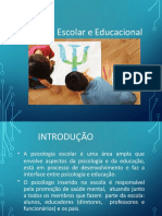 Psicologia Educacional, Escolar