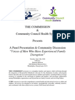 The Commission and Community Council Health Systems June 12th Panel Presentation and Community Discussion Final Final