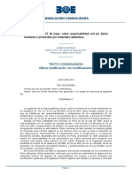 Ley 12-2011, De 27 de Mayo, Sobre Responsabilidad Civil Por Daños Nucleares o Producidos Por Materiales Radiactivos (1)