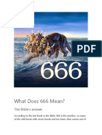 What Does 666 Mean?: The Bible's Answer