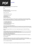 Contoh Surat Kuasa
