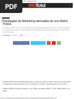 Matriz FODA (Maxi-Mini) | PDF