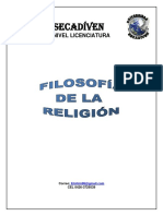 Filosofia de La Religion