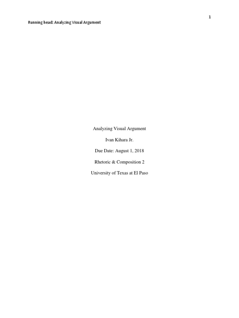 Visual Argument in Campaign Finance | PDF | Rhetoric | Argument