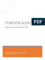 Funcion Aleatoria Jose Antonio Peña