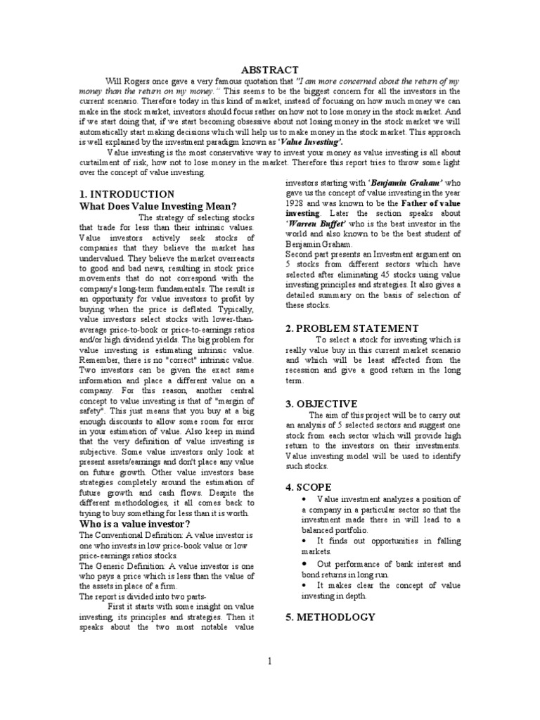 Value research paper image