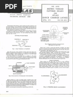 Atlas Lathe Metric Gear Change