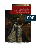 Alaperrine-Bouyer - La Educación de Las Elites Indígenas en El Perú Colonial - IFEA PDF
