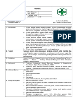 SOP & Daftar Tilik Triase