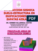 Interaccion Sismica Suelo-Estructura en Edificaciones Con Zapatas Aisladas