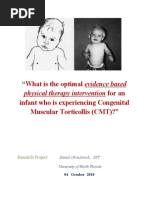 Download Paper- Congenital Muscular Torticollis PT by Daniel Obradovich SN38640168 doc pdf