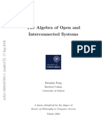 The Algebra of Open and Interconnected Systems