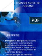 Transplantul de Organe