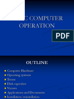 Computer Basics Basic Comp Operation