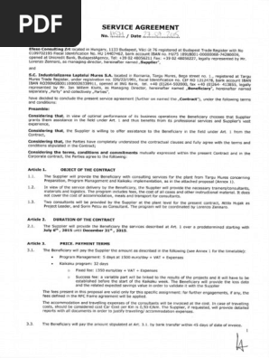 Contract Efeso Consulting