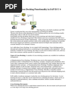 WM-SD - Cross Docking Functionality