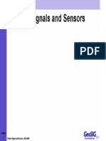 GS Presentation Seismic Signals and Sensors