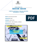 Curso Presupuestos y Seguimiento Obras con PRESCOM y SECOM