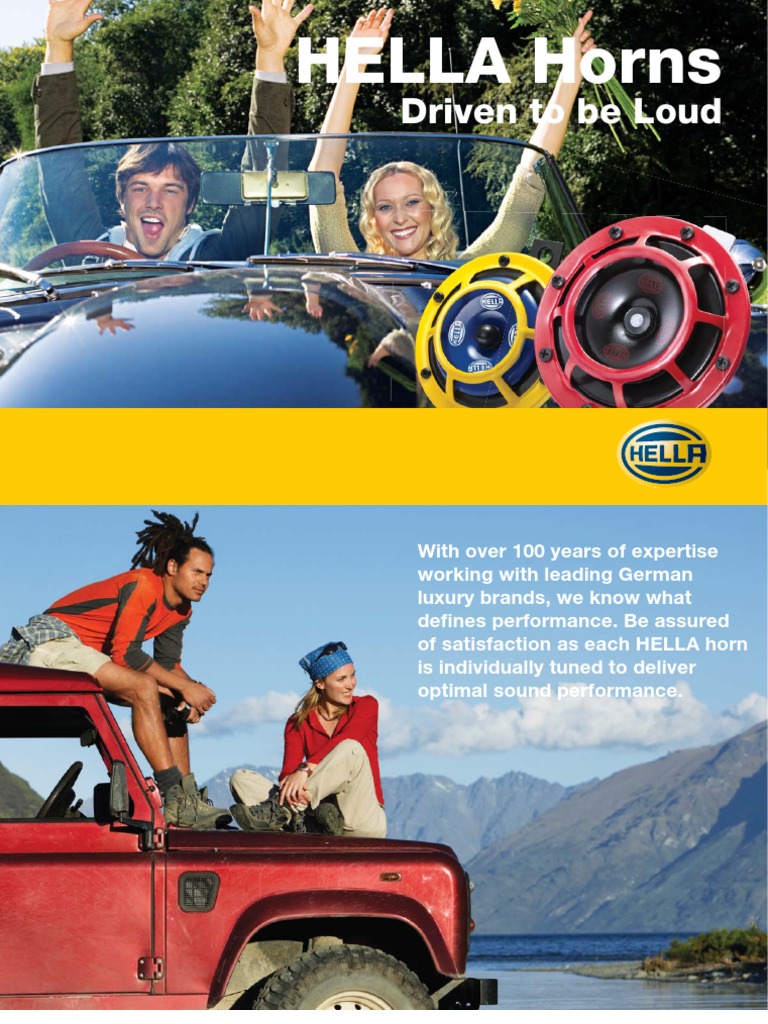HELLA Horns Driven To Be Loud PDF Hertz Off Roading