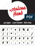 Specimen Rotulona Hand PDF