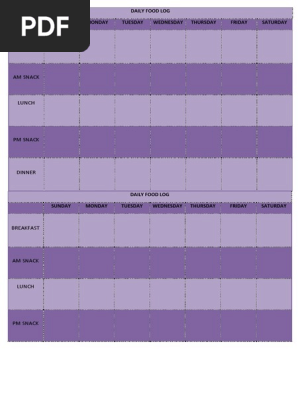 Daily Food Log
