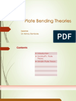 Plate Bending Theory