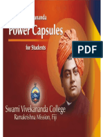 Vivekananda Power Capsules For Students, - Swami Tadananda