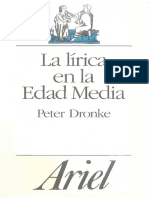 La Lirica en La Edad Media