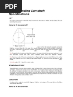 Camshaft Advance