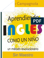 Aprendiendo Ingles Como Un Nino - Cyro Campagnola PDF