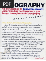 The Art of Typography - Martin Solomon