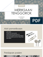 Pemeriksaan Tenggorokan