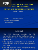 Download SQL Injection Ppt by diguchavan SN38642658 doc pdf