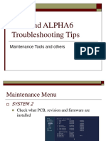 ALPHA6 Troubleshoot