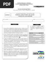 Aocp 2015 Fundasus Agente Comunitario de Saude Prova