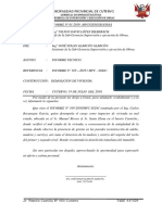 Informe 1 - Demolición Vivienda