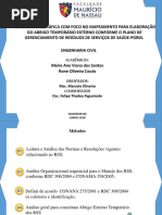 APRESENTAÇÃO DE TCC