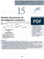 Cap. 15 Diseños Del Proceso de Investigación Cualitativa PDF