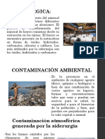 Contaminación siderurgia