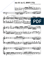 Invention 01 in C, BWV 772 PDF