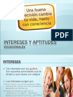 Intereses y Aptitudes Vocacionales