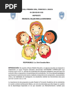 Proyecto Taller de Convivencia