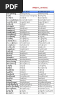 Irregular Verbs