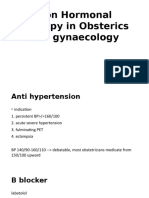 Non Hormonal Therapy in Obsterics and Gynaecology