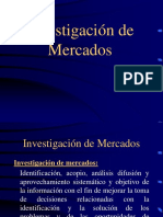 Investigación de Mercados. Generalidades