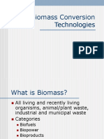Biomass Conversion TECHNOLOGY