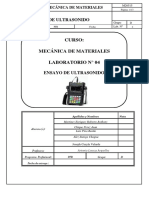 Informe de Ultra Sonido